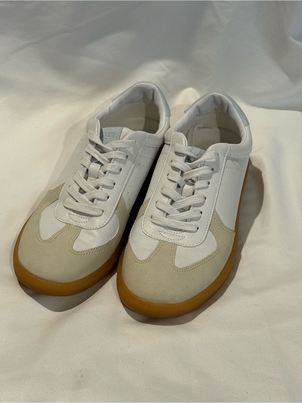 J.Crew women's white trainers